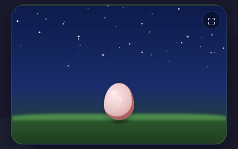 Blobby — a Tamagotchi-style virtual pet hatching from an egg